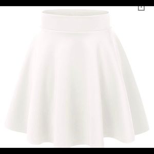 white skirt